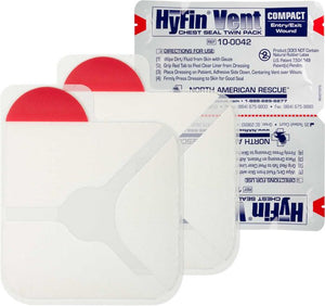 HyFin® Vent Compact Chest Seal Twin Pack - TAC Response Solutions